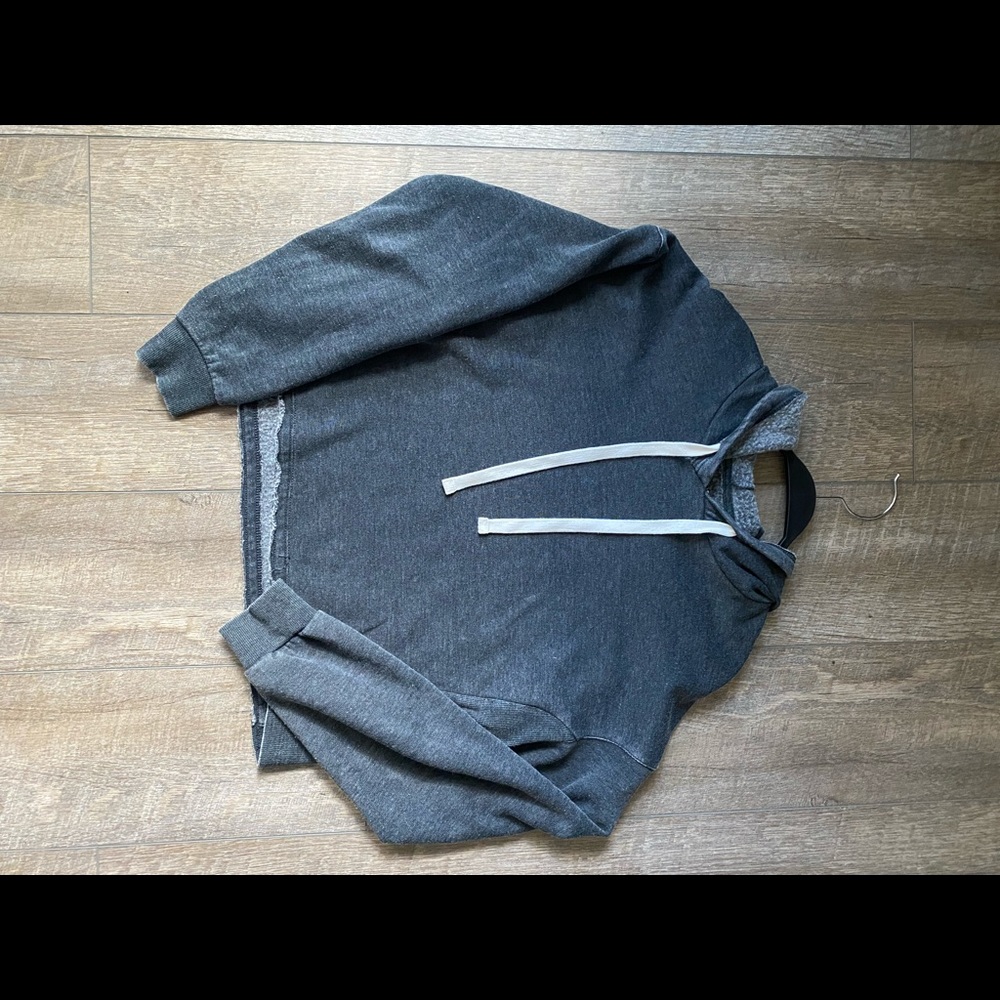 Grey Pullover Hoodie